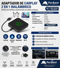 ADAPTADOR DE CARPLAY 2 EN 1 INALÁMBRICO