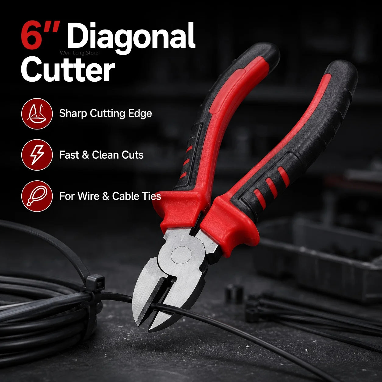 Alicate Multifuncional Profesional de 6" para Electricidad