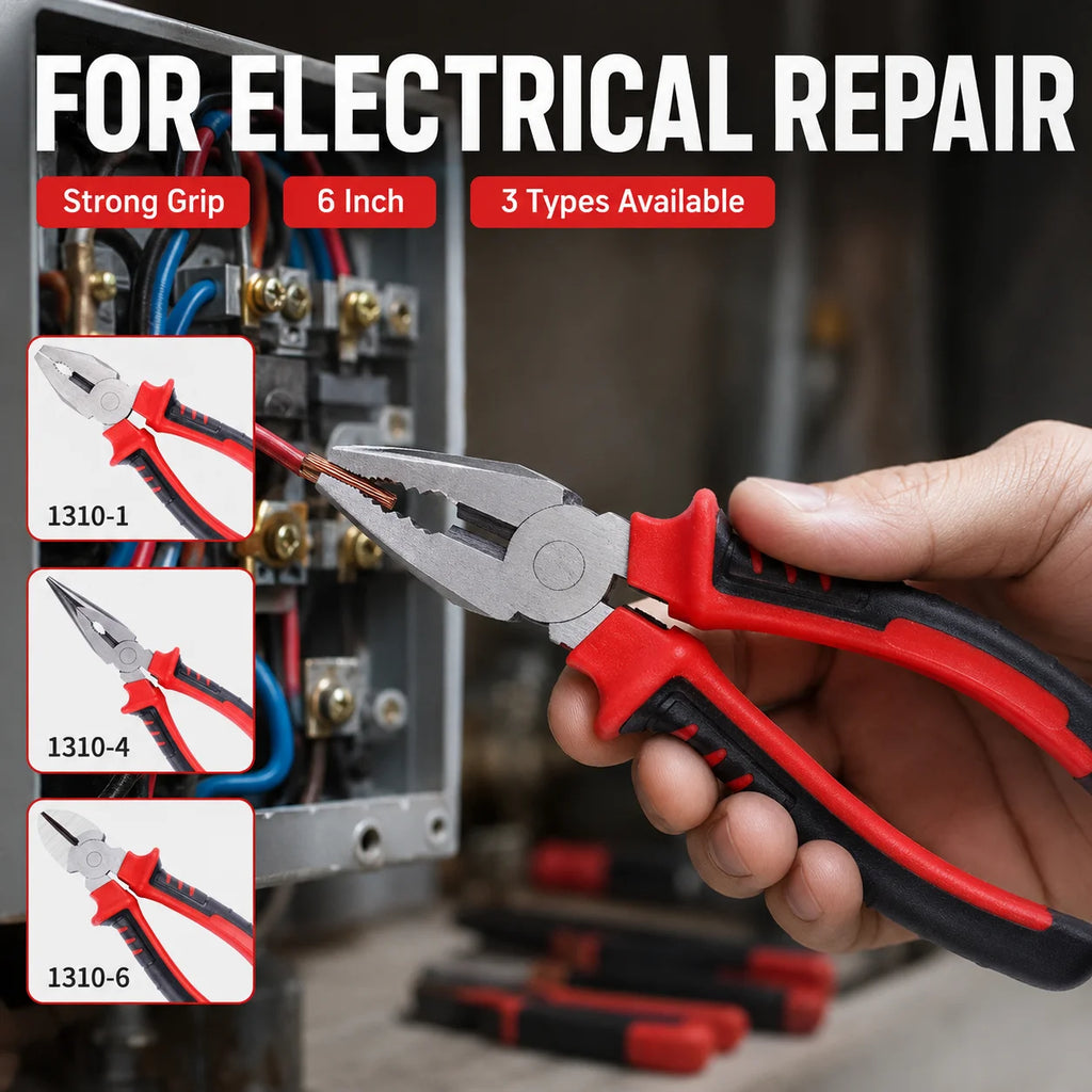 Alicate Multifuncional Profesional de 6" para Electricidad