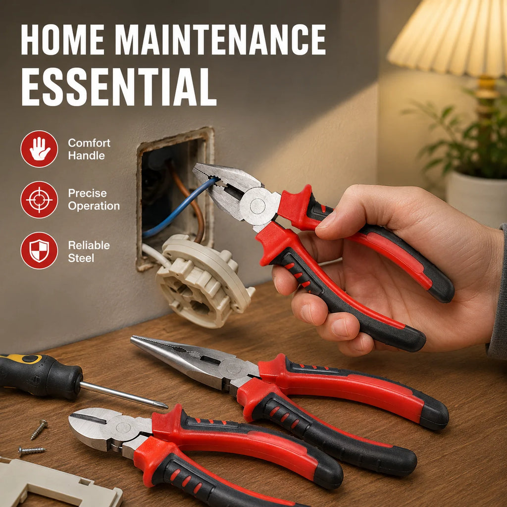 Alicate Multifuncional Profesional de 6" para Electricidad
