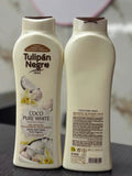 Gel de Baño Tulipán Negro Coco Pure White – Fórmula Cremosa e Hidratante (650 ml)