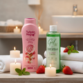 Combo Tulipán Negro – Gel de Baño Besitos de Fresa + Gel Íntimo Alumbre y Menta